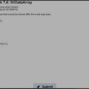 Java Practice It Self Check 7 6 FillDataArray Arrays Array Mystery Array Basics