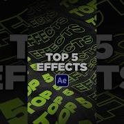 Top 5 Best Effects In After Effects You Should Know