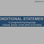3 Conditional Statements In Programming Language Visual Basic VBA