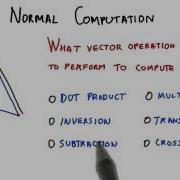 Normal Computation Interactive 3D Graphics