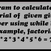 C Program To Calculate Factorial Using While LOOP