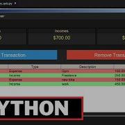 Python Project Tutorial How To Make An Expense And Income Tracker Using Tkinter And MySQL Database