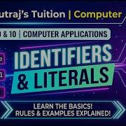 Identifiers Literals In Java Explained ICSE Class 9 10 Computer Applications