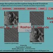 Image Encryption And Decryption Using Arnold Transform With Source Code Python Project Code