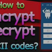 How To Encrypt And Decrypt ASCII Codes Android JAVA