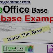 Libreoffice Base Database Example