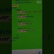 Var Dump In PHP