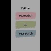 Python Re Match Vs Re Search Shorts Python Pythonforbeginners