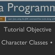 Learn Java Programming Regex Character Classes Part 2 Tutorial