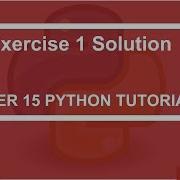 Exercise 1 Solution Python Tutorial 180