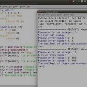 Python 3 Two User Defined Functions With Arguments And Return Values