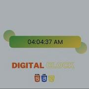 How To Create Digital Clock Using HTML CSS JavaScript Display Time Using JavaScript