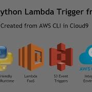 AWS S3 Upload Event Triggering A Python Lambda On Cloud9
