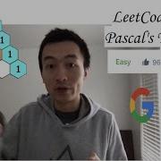 LeetCode 118 Pascal S Triangle Interview Prep Ep 34