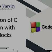 Execution Of C Program With Code Blocks
