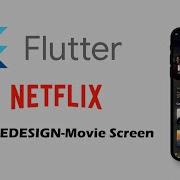 Flutter UI Redesign Netflix Speed Code Movie Screen