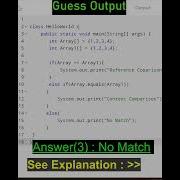 Challenge Guess Right Output Java Quiz 7 Shorts Shortsvideo Coding Programming