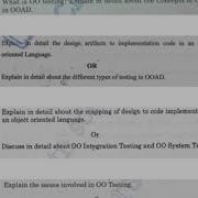 CS6502 OOAD Unit 5 Most Important Topics