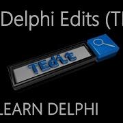 Learn Delphi Programming Unit 6 5 Exploring Edits TEdit Class