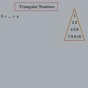 Triangular Numbers