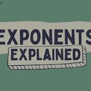Exponents Explained Powers Indices