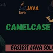 CamelCase Algorithm Solution In Java Hackerrank