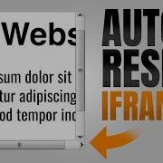 How To Automatically Resize An IFrame Using IFrameResize Js