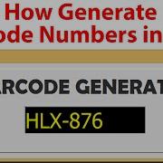 How Generate Barcode Numbers In Java
