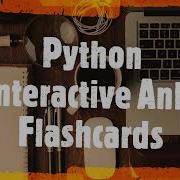 Python Interactive Anki Flashcards