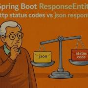 Spring Boot ResponseEntity Http Status Codes Vs Json Response
