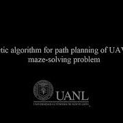 Genetic Algorithm For Path Planning Of UAVs As A Maze Solving Problem