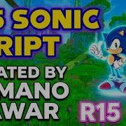 Fe Sonic R15 Script Showcase Final Version ROBLOX EXPLOITING