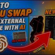 HOW TO MENU SWAP Your External Source Using AI In Minutes