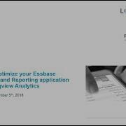 Enhance And Optimize Your Essbase Planning And Reporting