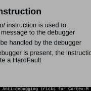Anti Debugging Tricks For Cortex M Chips Nicolas Oberli