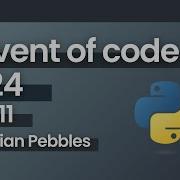 Advent Of Code 2024 Day 11 Python