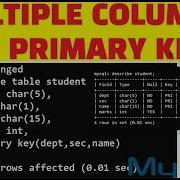 How To Declare MULTIPLE COLUMNS As PRIMARY KEY In SQL In Detail Explanation Learn To Code