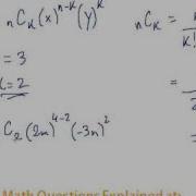 Binomial Theorem Finding A Specific Term 4