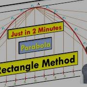 Rectangle Method For Parabola Engineering Curves Just In 2 Minutes