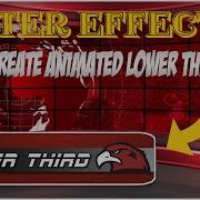 After Effects Lower Third Animation Tutorial