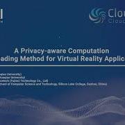 A Privacy Aware Computation Offloading Method For Virtual Reality Application