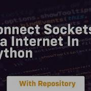 Connect Sockets Via Internet In Python