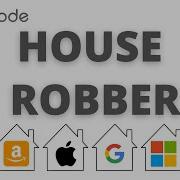 HOUSE ROBBER Dynamic Programming Google Amazon Apple Microsoft Coding Interview Question Leetcode