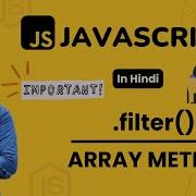 JavaScript Array Methods Filter Function Tutorials In Hindi High Order Functions