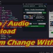 Youtube Video Audio Downloader In Python Python Programming Program Code Coding