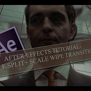 Half Split Slide Scale Wipe Transition After Effects Tutorial
