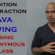 Addition And Substraction Of 2 Number Using Java Swing Part 7 Using Annonymous Class