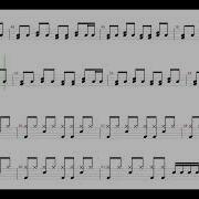 All Time Low Lost In Stereo Drum Score Drum Sheet Music