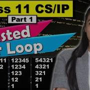 PYTHON Nested For LOOP Pattern Programs With For Loop CBSE Class 11CS IP Lovejeet Arora