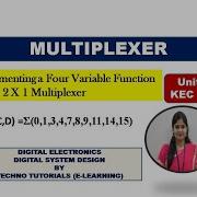 Implementing Boolean Function Using Multiplexer 4 Variables Function Implementation Using 2x1